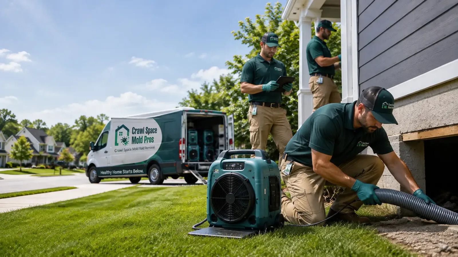 Crawl Space Mold Removal in Moon, VA